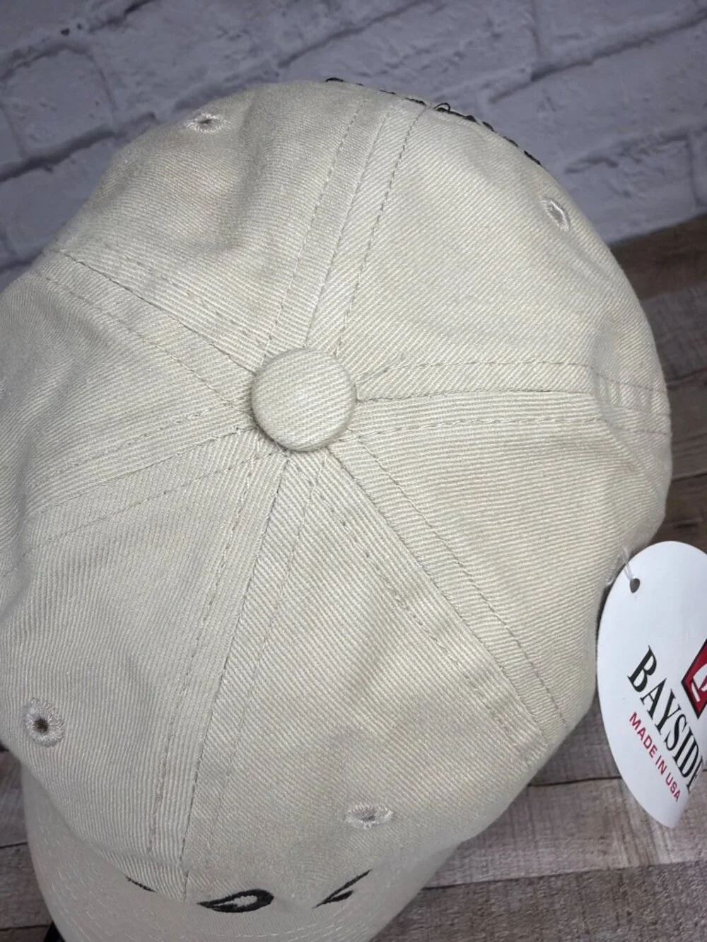 Tauck 100th Anniversary Baseball Cap Bayside Made USA Beige Cotton Travel Hat OS
